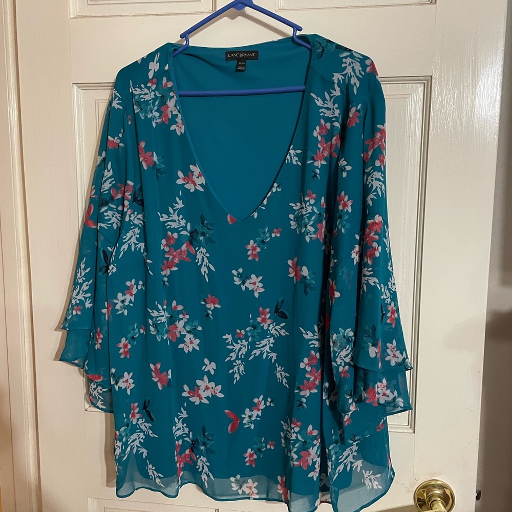 Lane Bryant floral tunic
